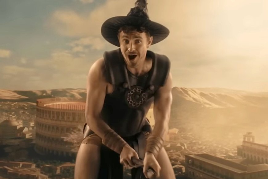 Paul Mescal Puts His Own Spin on “Wicked”'s 'Defying Gravity' in“ Gladiator II” Musical Sketch on “SNL: '”There's No Place Like Rome'