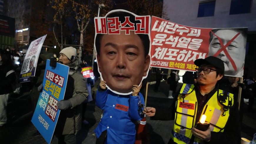 South Korea's Justice Ministry imposes a travel ban on President Yoon over martial law