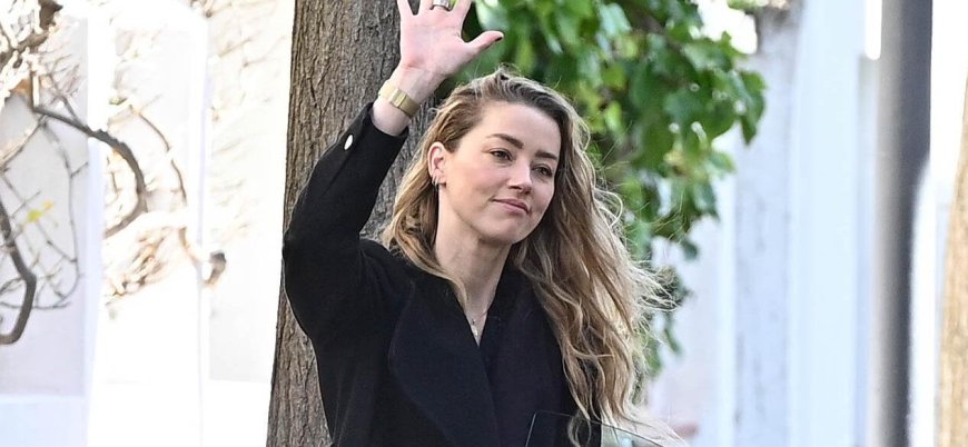 Amber Heard Appears In High Spirits In Madrid After Announcing Her Pregnancy