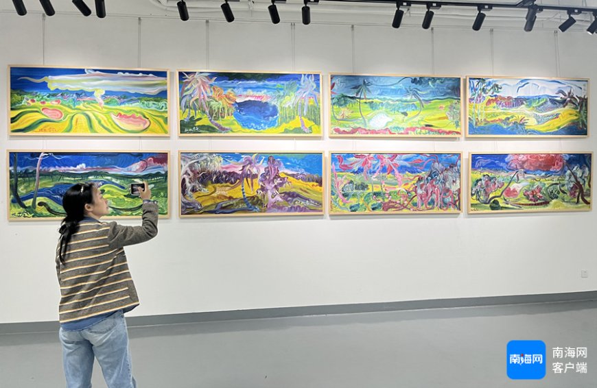 “无际之海”胡权龄共生艺术展海口开展 展现独特生态艺术魅力