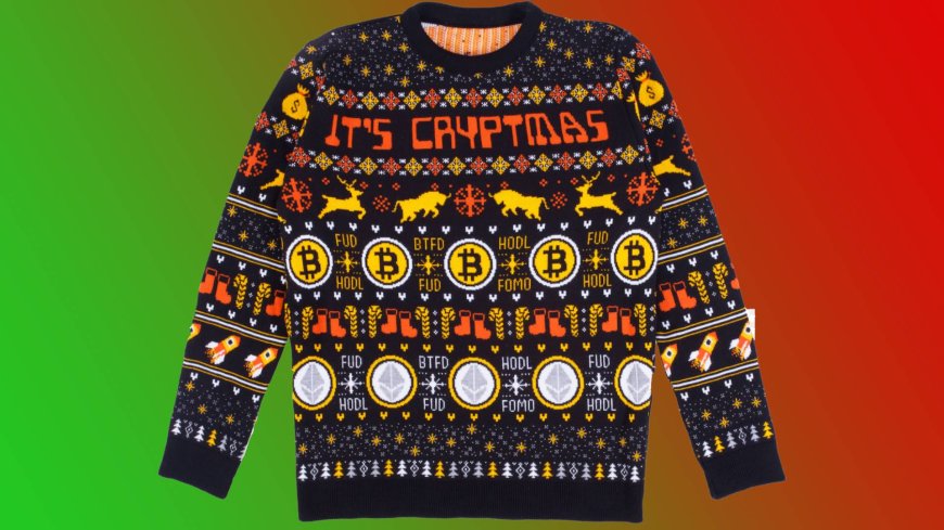 This eye-searingly awful cryptocurrency Christmas jumper donates 50% of its profits to a good cause and I still don't want it