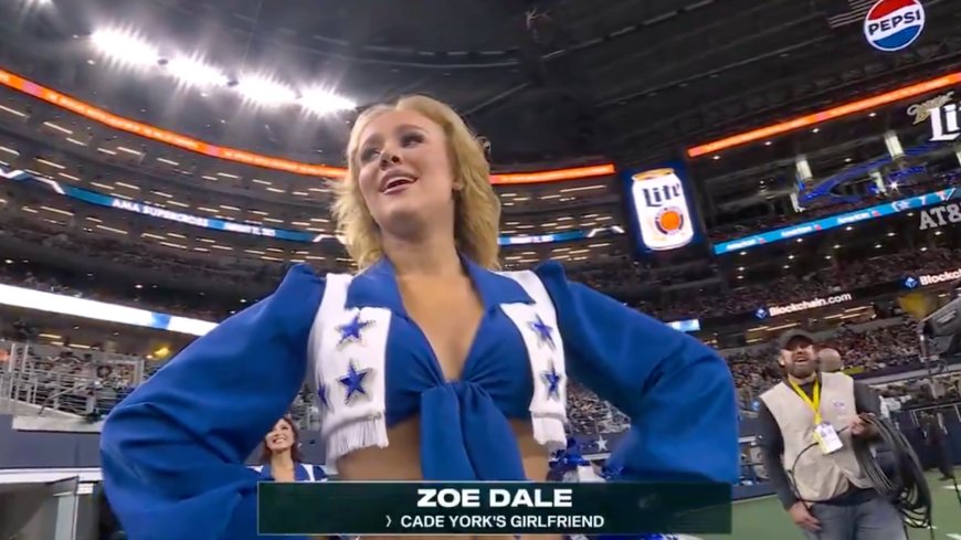 Dallas Cowboys cheerleader caught cheering for other team, in heartwarming connection