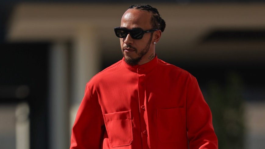 For His Final Race With Mercedes, Lewis Hamilton Sported Full Ferrari Red