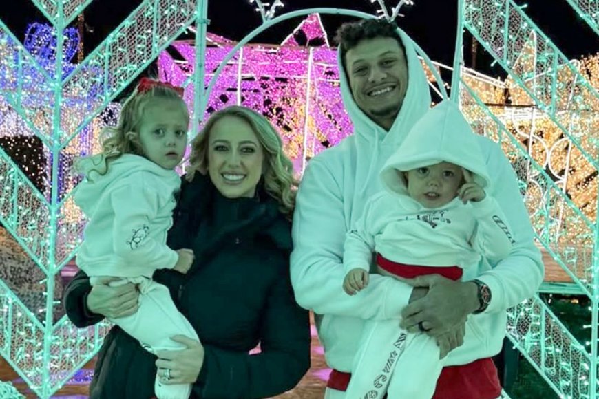 Brittany and Patrick Mahomes Give Their Kids an Early Taste of Christmas with Skating Rink Trip