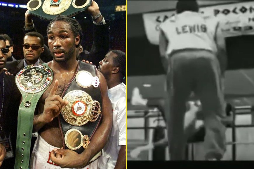 Lennox Lewis got bodyslammed by judo black belt during heated sparring session in preparation for Evander Holyfield fight