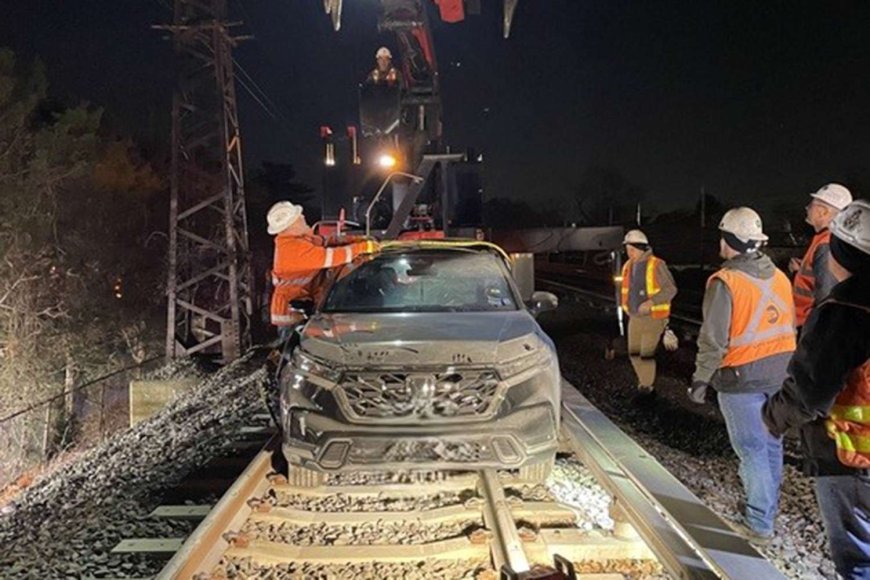 SUV Driver's Joyride on New York Railroad Tracks Ends in Fiery Blaze — and DUI Charges: Police