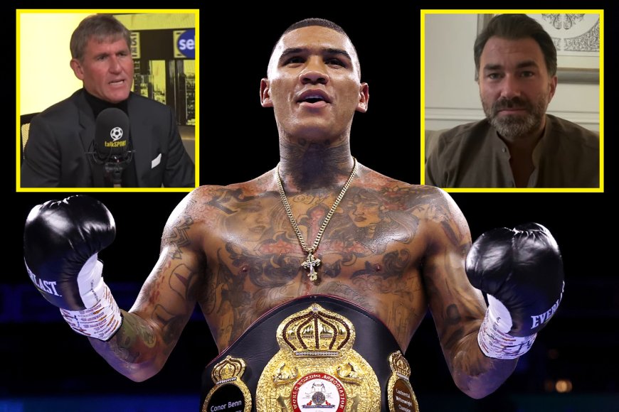 Simon Jordan and Eddie Hearn get into heated row over Conor Benn drug test clearance