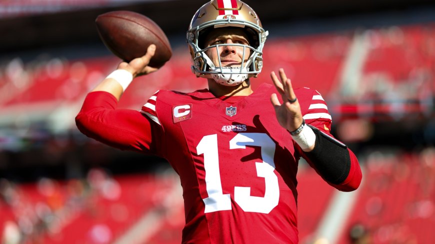 Why does San Francisco 49ers quarterback Brock Purdy wear the No. 13 jersey?