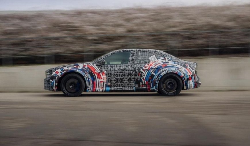 Electric BMW M3 teased as quad-motor performance sedan