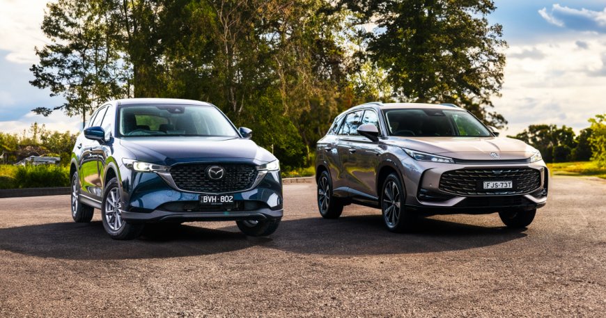 2025 MG HS Essence vs Mazda CX-5 Maxx Sport FWD comparison: Spec battle