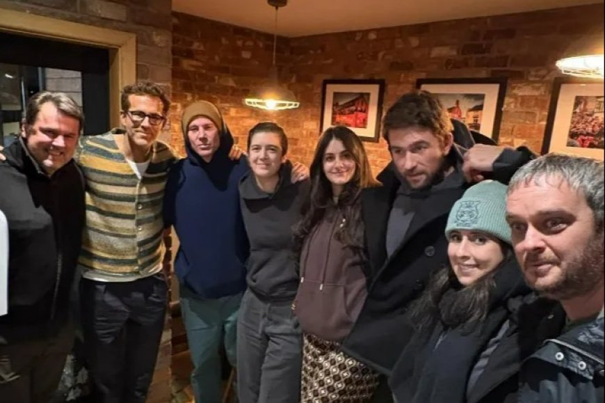 Ryan Reynolds makes surprise visit to Wrexham pub and brings Hollywood superstar with him