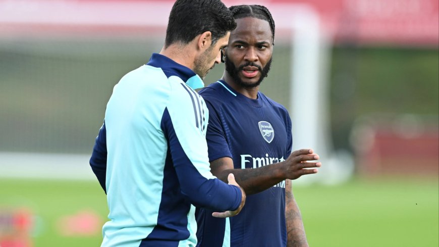 ‘It’s been tough’ – Mikel Arteta reveals why Raheem Sterling isn’t getting many minutes at Arsenal