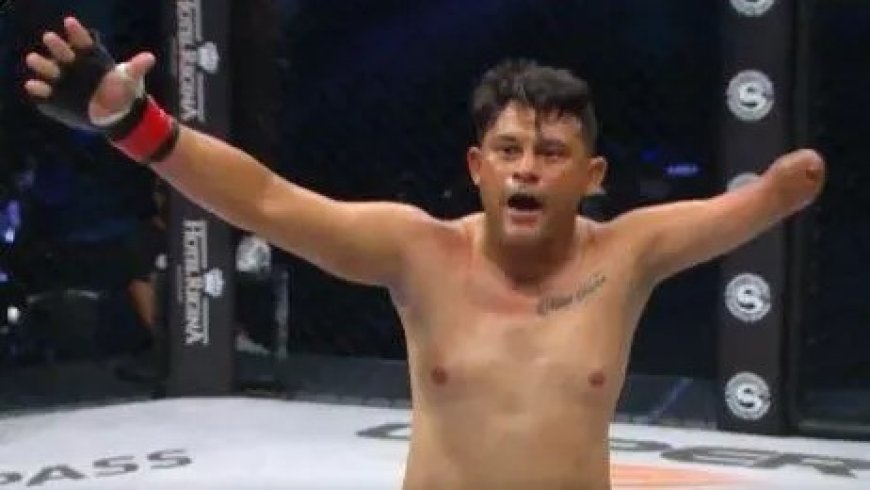 One-armed MMA fighter leaves fans stunned by demolishing rival in three-minute KO