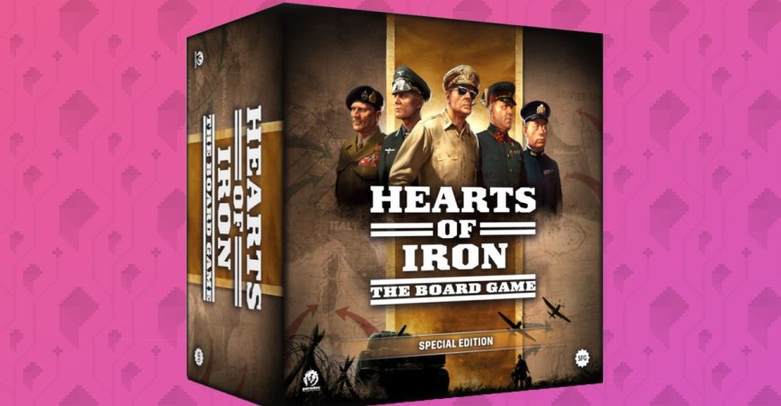 Hearts of Iron board game feels like the strategy genre eating its own tail, but look closer