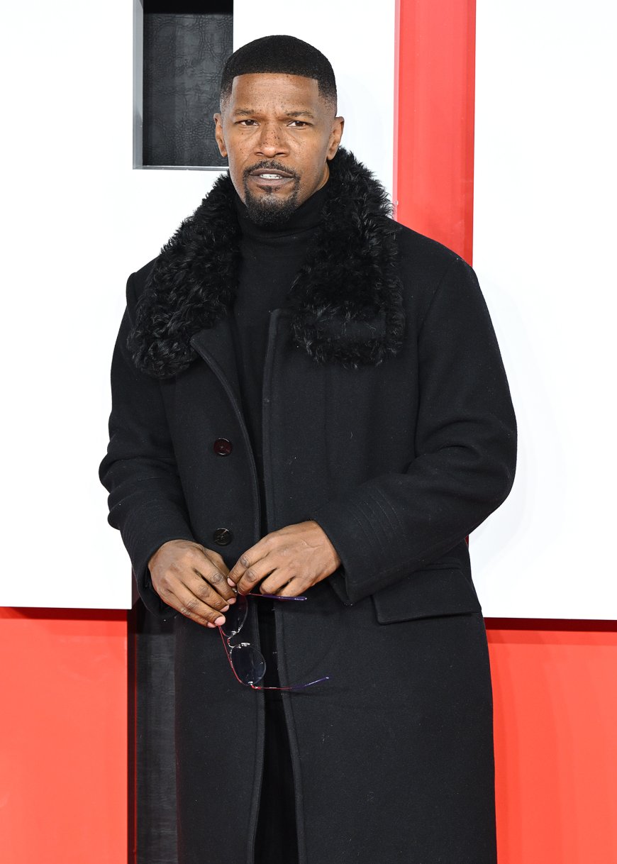 Jamie Foxx Is 'Recovering' After a Glass Hit Him and Required Stitches