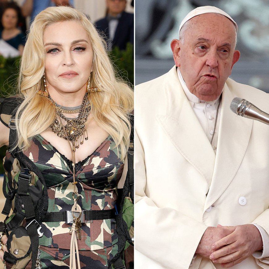 Madonna Sparks Controversy for Sharing AI Pic of Herself With Pope Francis