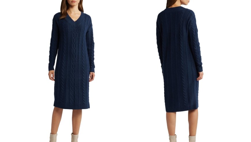 This 'Comfortable and Flattering' Sweater Dress Is 40% Off at Nordstrom