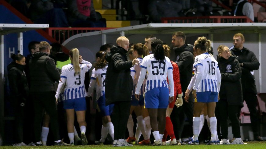 Brighton and Tottenham’s Women’s Super League match suspended due to medical emergency