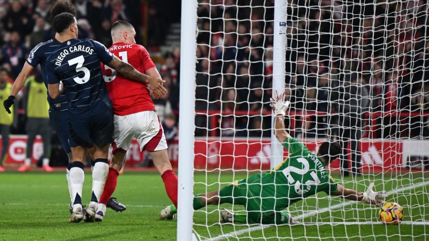 Emiliano Martinez goes from hero to zero as last-gasp goal sees Nottingham Forest leapfrog Man City