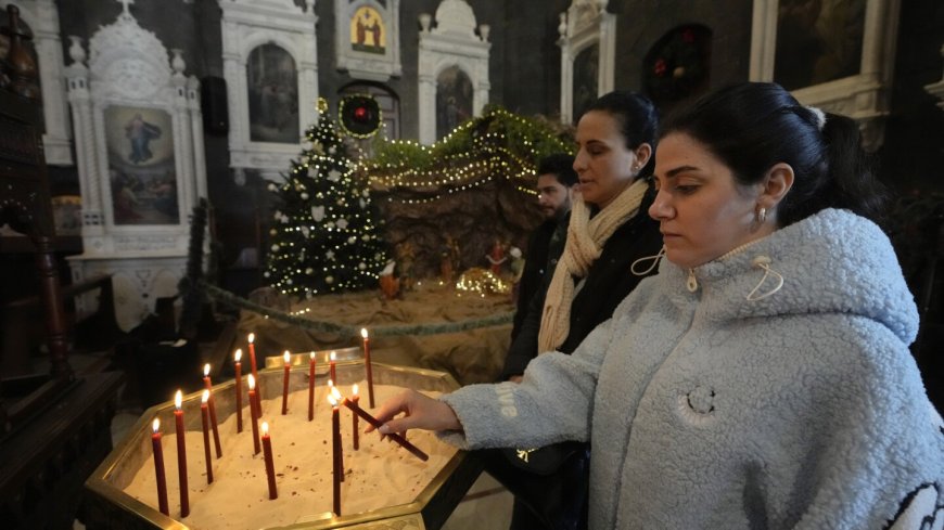 Christians in Syria mark country's transformation with tears as UN envoy urges an end to sanctions