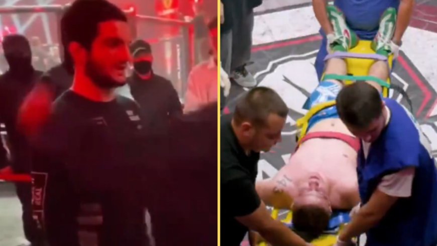 ‘Got what he ordered’ – Fighter gets brutal karma as he’s carried out on stretcher after sucker-punching opponent