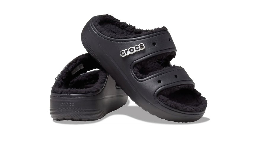 These Cozy Fur-Lined Crocs Sandals Are 36% Off Now at Zappos