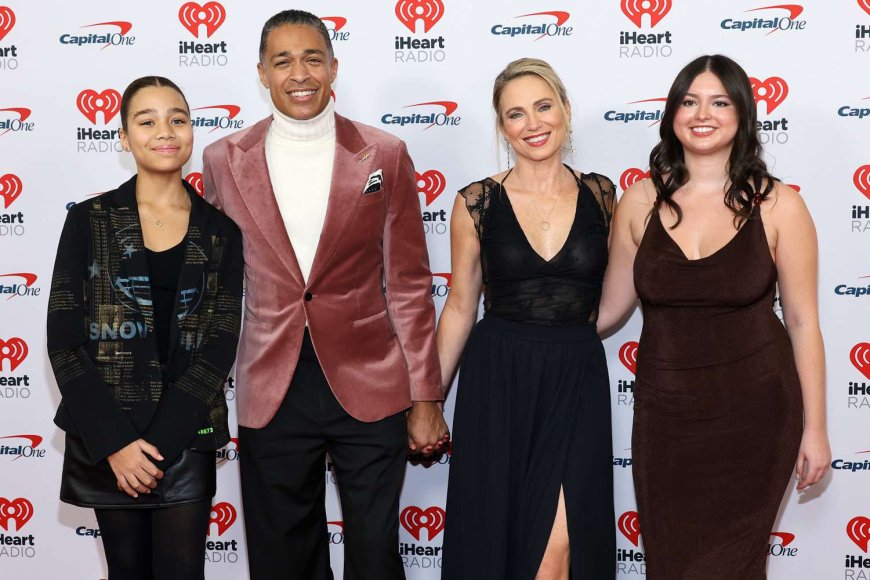 T.J. Holmes and Amy Robach Gave 'Deep Thought' Into Bringing Their Daughters to Jingle Ball Red Carpet: 'No Small Thing'