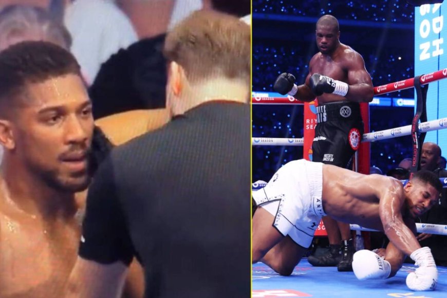 Anthony Joshua’s trainer responds to critics of ‘roll the dice’ advice during defeat to Daniel Dubois