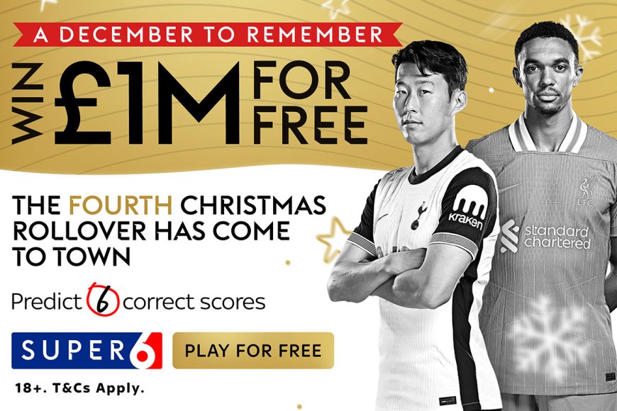 Super 6: Win £1 MILLION this weekend with free-to-play predictor game