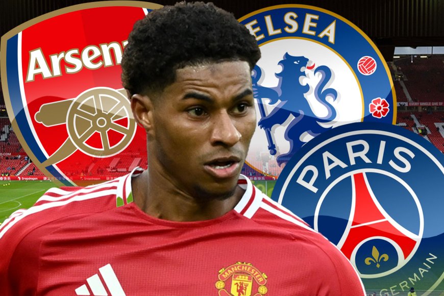 Five clubs Marcus Rashford could join in January following bombshell Manchester United transfer revelation