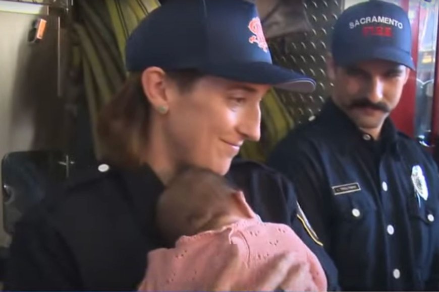 Calif. Firefighters Reunite with Premature Baby Girl They Saved After 'Scary' Highway Birth