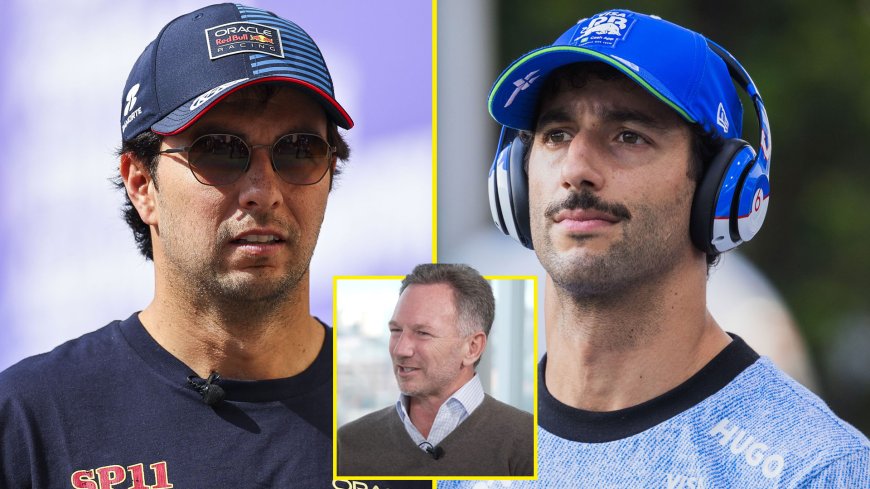 Christian Horner not ‘surprised’ by Daniel Ricciardo return rumours – but he may face Sergio Perez battle