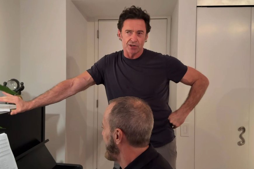 See Hugh Jackman Sing as He Rehearses for Concert Series with Hit Songs from “The Greatest Showman”, “Les Mis” and More