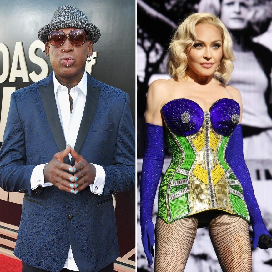 Dennis Rodman’s Dating History: Madonna, Carmen Electra and More