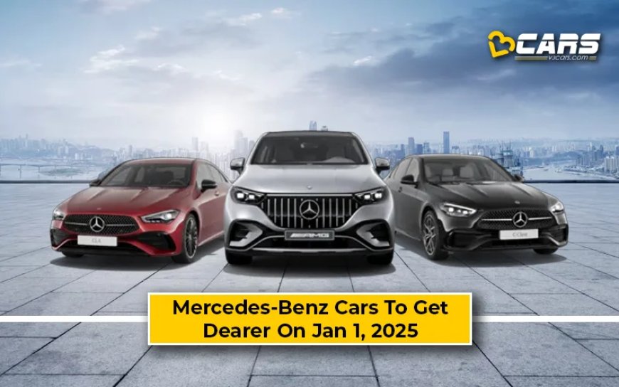 Mercedes-Benz Set To Hike Car Prices On 1 January, 2025 (Press Release)