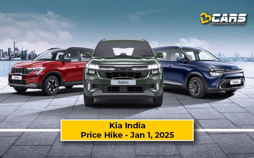 Kia To Increase Prices From Jan 1, 2025