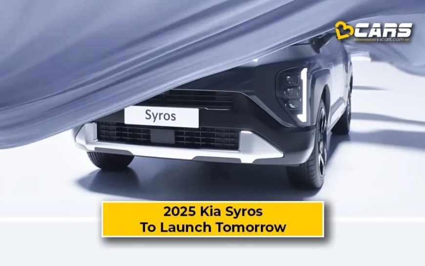 Kia Syros To Launch Tomorrow – All You Need To Know