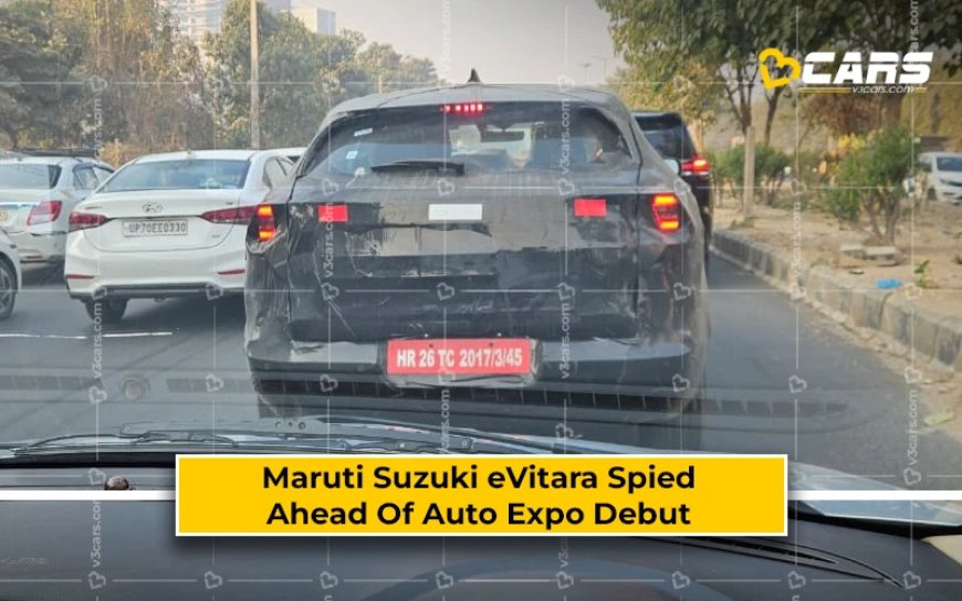 Maruti Suzuki e Vitara Spied Ahead Of Debut At 2025 Auto Expo