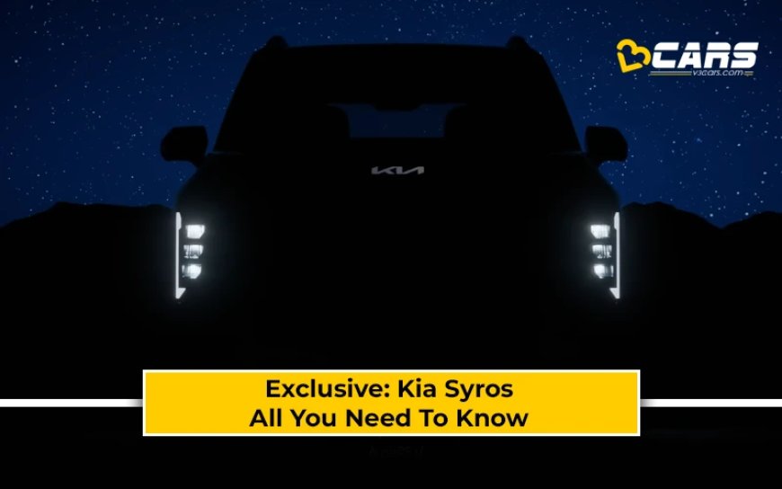 Scoop: 2025 Kia Syros Details — All You Need To Know (Top Features, Specs, Variants)