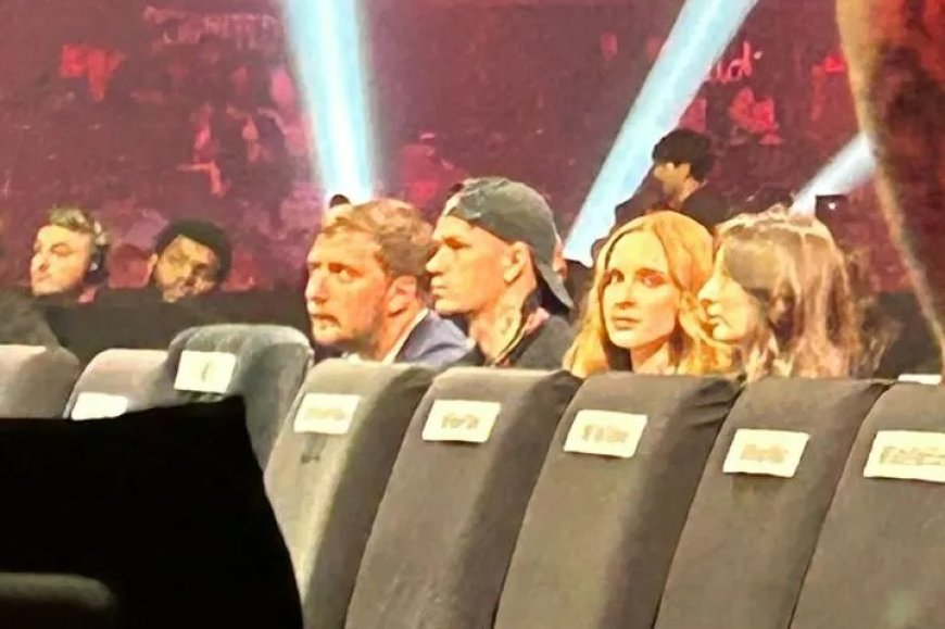 Mykhailo Mudryk spotted ringside at Oleksandr Usyk vs Tyson Fury just days after football ban