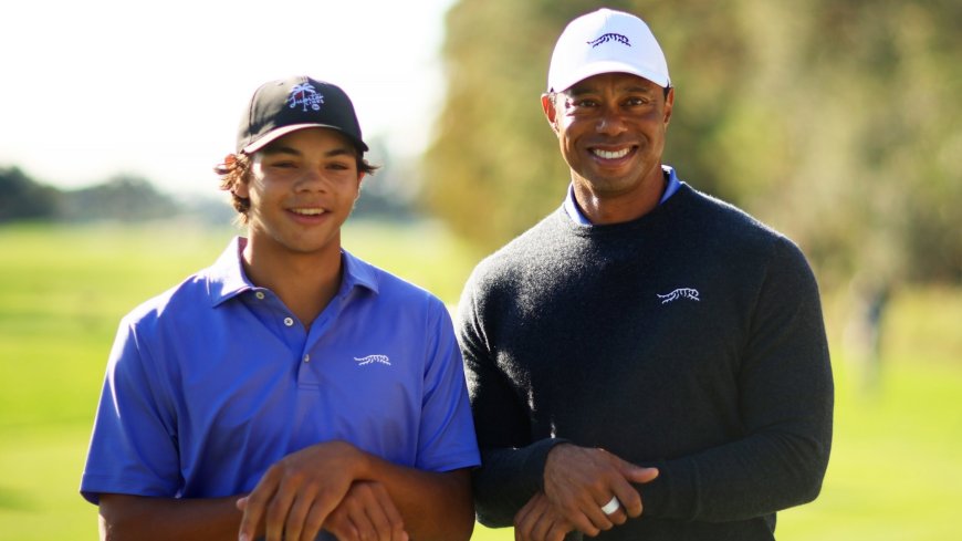 ‘We never stop’ – Tiger Woods on his and son Charlie’s ‘needling’ as they play together for fifth time