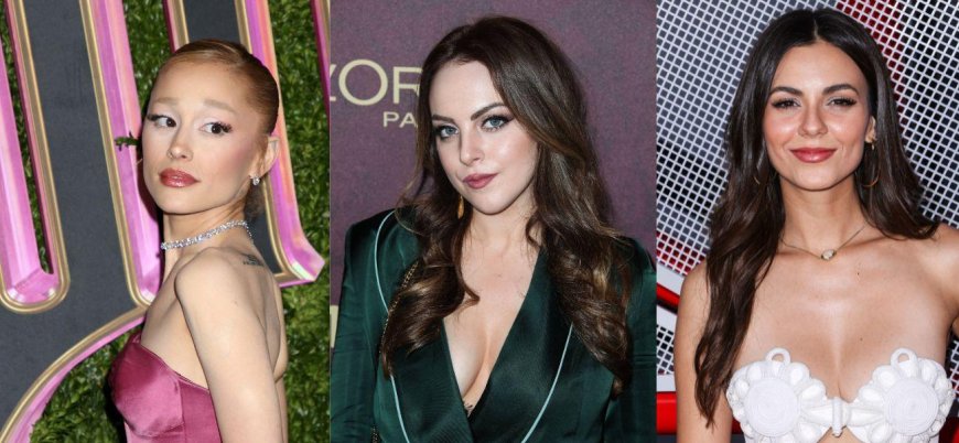 Ariana Grande Chimes In On Mini-Reunion Of 'Victorious' Stars Elizabeth Gillies And Victoria Justice