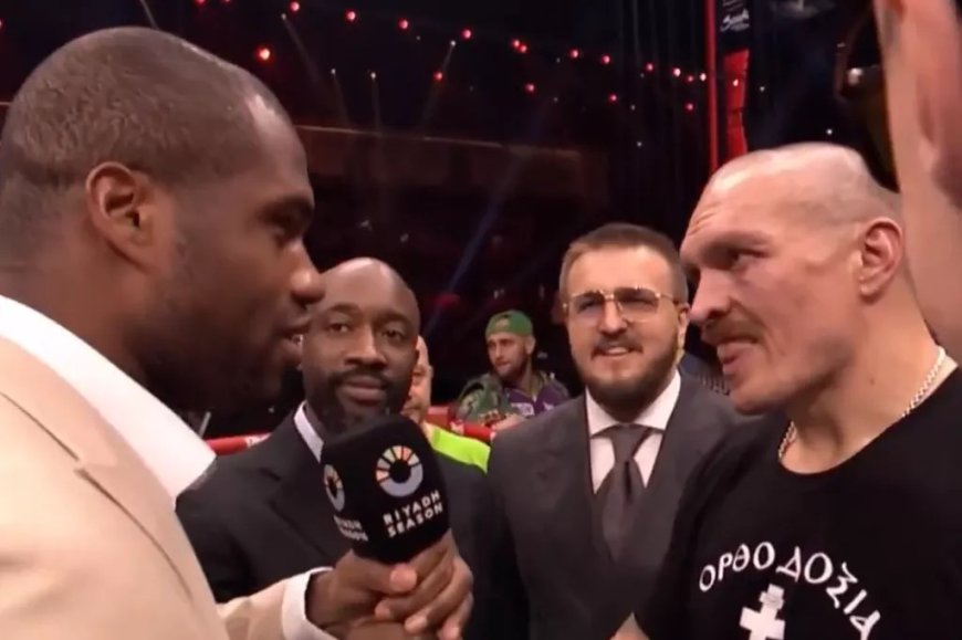 Daniel Dubois accused of stealing Oleksandr Usyk’s moment with bizarre call-out after Tyson Fury rematch win