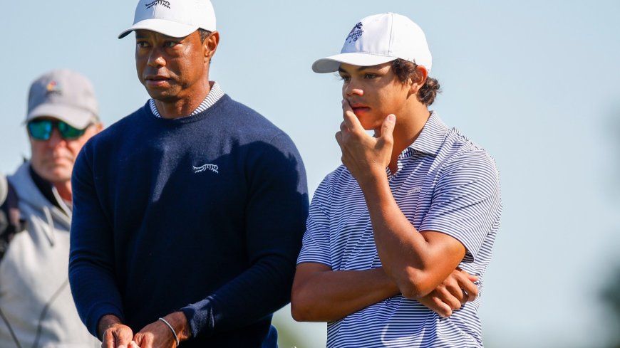 Sam Woods puts brother Charlie in his place as Tiger lines up shot at PNC championship