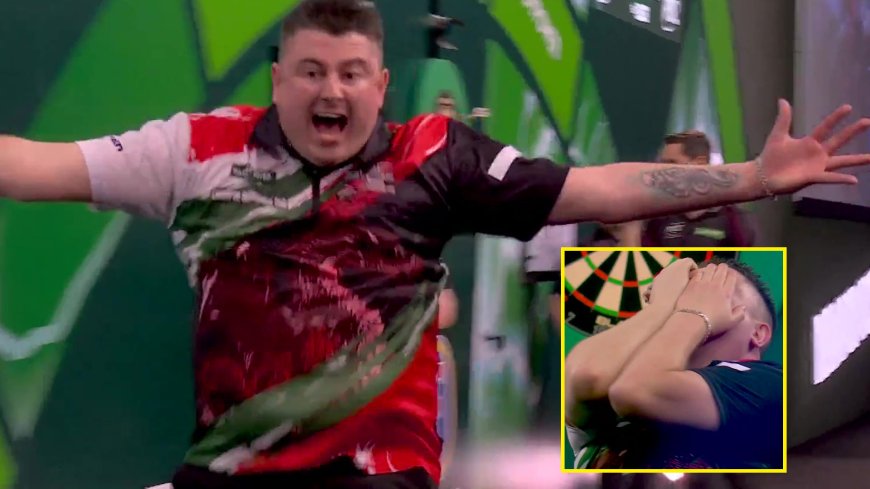 Nick Kenny bursts into tears after knocking Raymond van Barneveld out of PDC World Championship