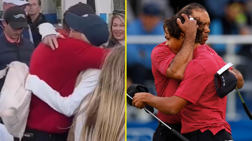 Tiger Woods shares surprise moment with ex-wife after ‘thrill of a lifetime’ at family event