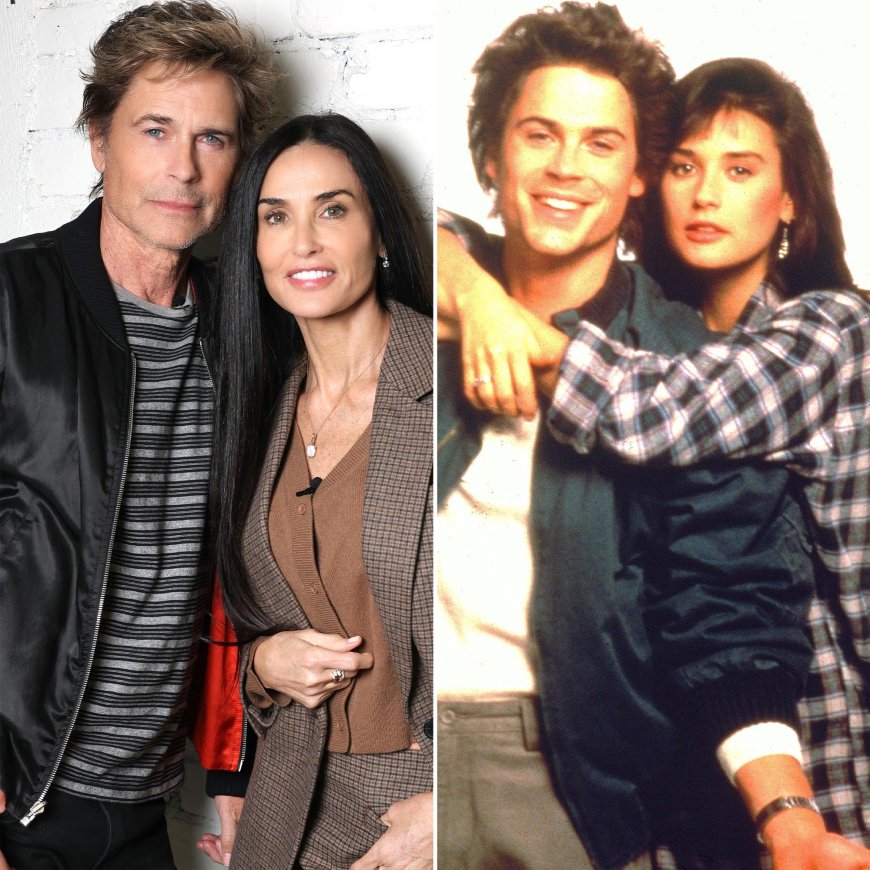 Demi Moore Gushes Over Reunion With ‘About Last Night' Costar Rob Lowe