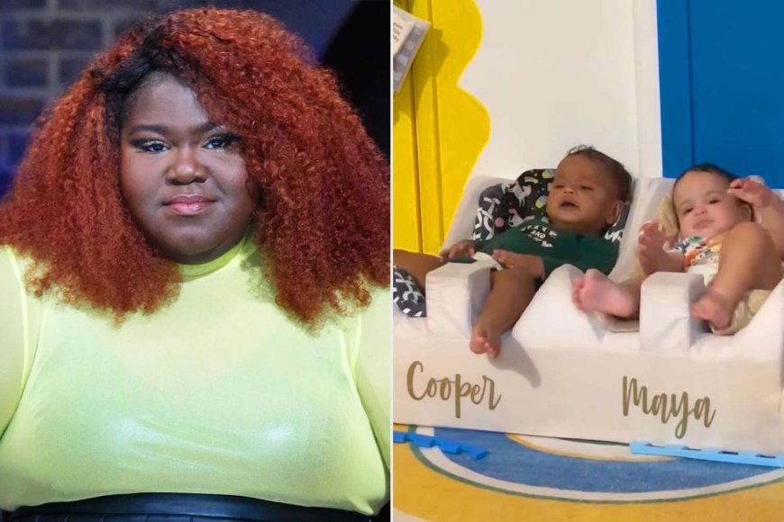 Gabourey Sidibe Shares Sweet Video of Her 8-Month-Old Twins Enjoying Their 'Daily Singing Lessons'