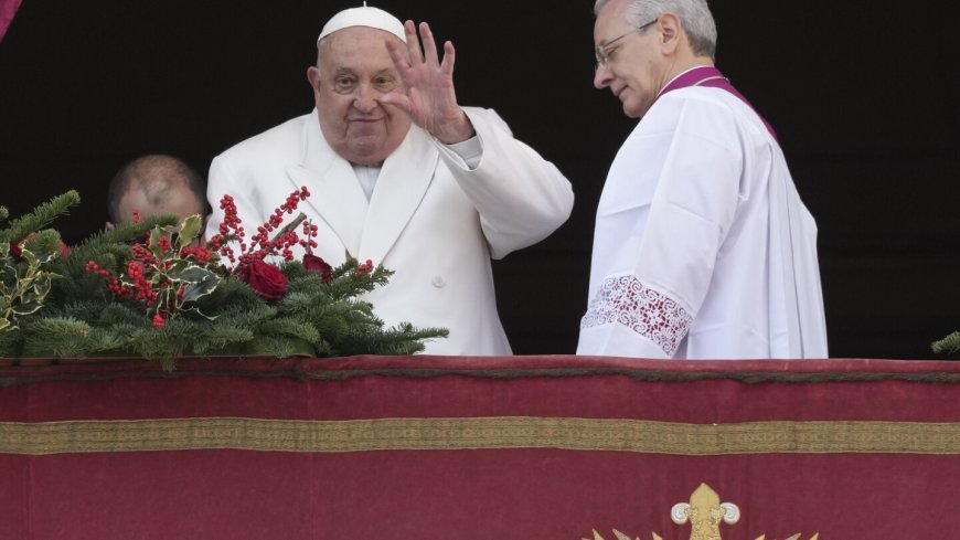 Pope calls for nations to overcome divisions in Christmas address as communities celebrate worldwide