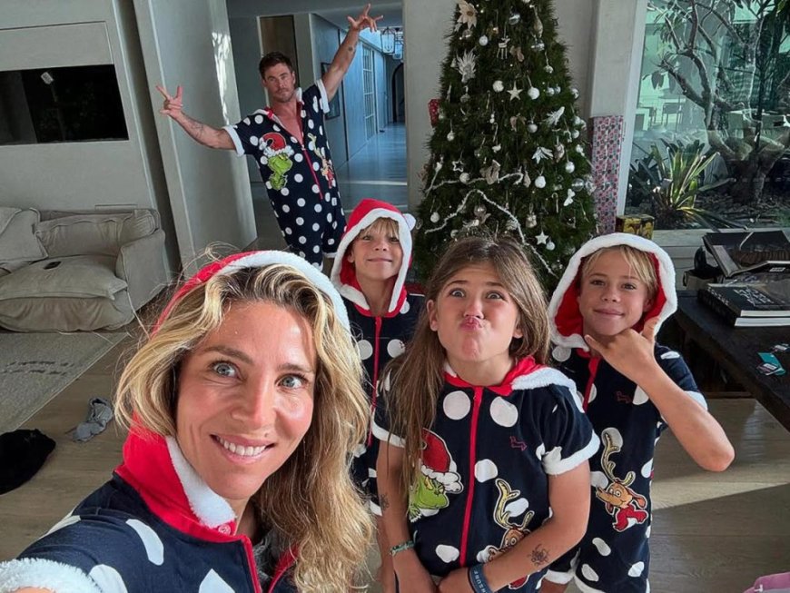 See Celebrities Rocking Their Best Matching Holiday and Christmas Pajamas